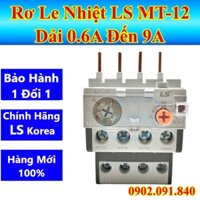 Rơ le nhiệt LS, Relay nhiệt MT-12 7-10A 0.63-1A 1.6-2.5A 1-1.6A 2.5-4A 4-6A 5-8A 6-9A cho khởi động từ MC-6a MC-8a