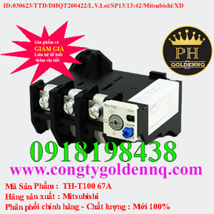 Rơ le nhiệt Mitsubishi TH-T100 67A