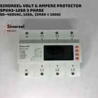 Rơ le SPVA3-125A 3 pha bảo vệ quá áp thấp áp quá dòng tự động Sinoreel