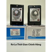 Rơ le thời gian Cikachi AH2-Y kèm đế  Relay timer AH2-Y
