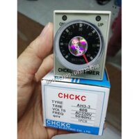 Rơ le thời gian ckc AH3-3 10S,30S,60S,60M 220 vol bao gồm đế