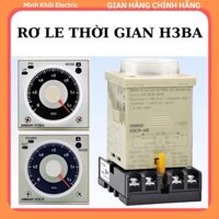 Rơ Le Thời Gian H3BA-8 Hẹn Giờ, bộ định thời gian h3ba, bộ đặt thoi gian, timer hẹn giờ, relay