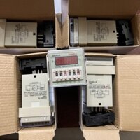 Rơ Le Thời Gian Omron DH48S-S (H5CN), Relay Thời Gian Omron Hẹn Tắt Mở 24V, 220V, 380V kèm đế