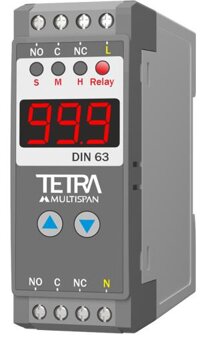 Rơ le thời gian On/Off Delay kỹ thuật số, mã DIN-63