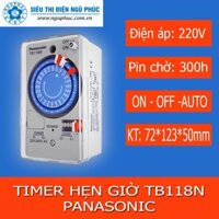 Rơ le thời gian thực - Đồng hồ hẹn giờ - Timer hẹn giờ Panasonic TB118N