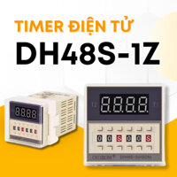Rơ le thời gian Timer DH48S-1Z (tặng kèm đế), Relay thời gian Đồng hồ hẹn giờ 220VAC 24VDC
