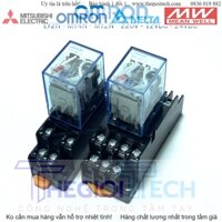 Rơ Le Trung Gian 8 Chân 14 Chân Relay MY4N LY2N 220V 24VDC - Đế 8 Chân Nhỏ                          - 15444                                                       Yêu thích