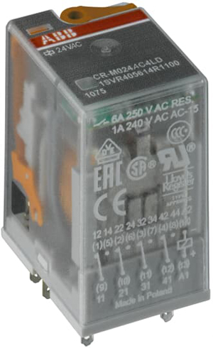 Rơ le trung gian ABB CR-M110AC4L, 16 chân