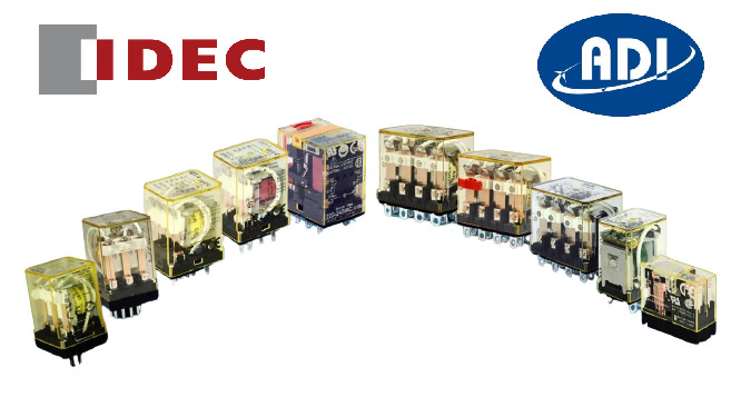 Rơ le trung gian IDEC RN4S-NL-D24 24VDC 3A (14 chân dẹp)