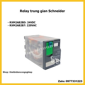 Rơ le trung gian Schneider RXM2AB2BD