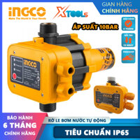 Rờ le tự động bơm nước bằng áp suất INGCO WAPS001 | Máy rờ le bơm nước Điện thế 220-240V~50/60Hz Áp suất khởi động 1.5ba