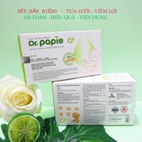 Rơ lưỡi Dr Papie về sinh răng miệng cho bé