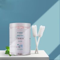 Rơ lưỡi que cao cấp dùng vệ sinh răng miệng cho bé hộp 30 que