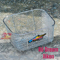Rổ Lưới XIKEN H2C inox Sáng Bóng gắn xe máy DREAM CUB mẫu Thái Siêu Rẻ Đẹp