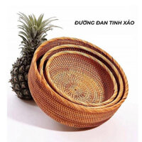 Rổ Mây Tre Đan HanhDecor - Rổ Đựng Hoa Quả Bánh Kẹo Mứt Tết Sản Xuất Thủ Công 100% Tại Xưởng
