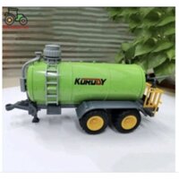 Rơ mooc bồn tưới nước (Liên kết Máy kéo 210 HP), xe máy cày đồ chơi, xe nông trại