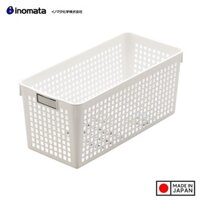 Rổ nhựa đựng đồ đa dụng Inomata size S - Hàng nội địa Nhật Bản Made in Japan - MÀU TRẮNG WHITE