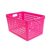 Rổ nhựa đựng đồ đa dụng Inomata size lớn - Nội địa Nhật Bản - Hồng