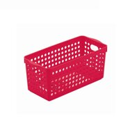 Rổ nhựa đựng đồ đa dụng Inomata size nhỏ - Nội địa Nhật Bản - Màu hồng