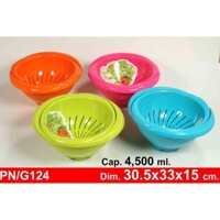 Rổ nhựa đựng rau quả có tô hứng 4 lít PN/G124 - xuất xứ Thái Lan