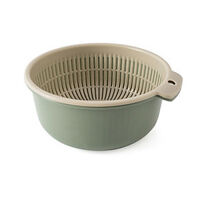 Rổ nhựa kèm chậu đa năng 16x8cm