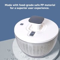 Rổ Quay Rau 6L Nhấn Nút Tự Động Chất Liệu Nhựa ABS | Dụng Cụ Vắt Rau Sống, Hoa Quả Tiện Ích-YoYo