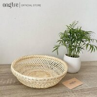 Rổ rá đan bằng tre đẻ bàn ăn phòng khách, đựng hoa quả đồ khô decor  ongtre Vietnam