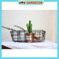 Rổ sắt phụ kiện chụp ảnh sản phẩm 32x20x11cm