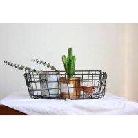 Rổ sắt phụ kiện chụp ảnh sản phẩm 32x20x11cm