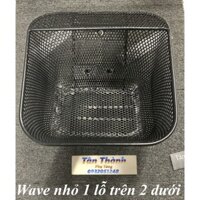 Rổ Thái cho Wave nhỏ, Wave ZX loại dày 1 lỗ trên 2 lỗ dưới - Tân Thành