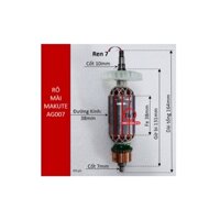 RÔ TO MÀI MAKUTE AG 007, RUỘT MÁY MÀI MAKUTE AG007 THÂN 38 HÀNG CÔNG TY