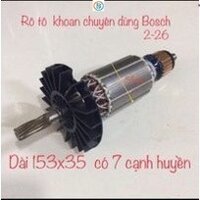 Ro to máy khoan điện 220v Bosch 2-26 ( 7 cạnh ) . Bảo Vi điên máy