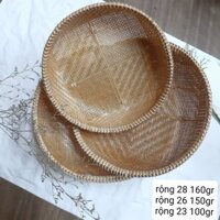 Rổ tre có đế tròn size M ,có ảnh thật