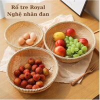 Rổ tre đan đa năng đựng đồ nhà bếp thân thiên môi trường