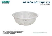 Rổ tròn đốt trúc 2T6 Hokori 3524 nhựa Việt Nhật chất lượng Mini Min