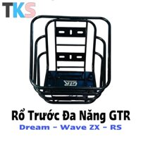 Rổ trước đa năng GTR gắn xe Dream, Wave nhỏ Zx, RS