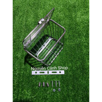Rổ trước inox đa năng gắn xe máy