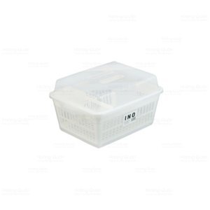 Rổ úp bát đĩa có nắp Inomata