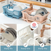 Rổ Úp Chén Bát Tiện Ích Việt Nhật (3535) - Việt Nhật Plastic HN hàng có sẵn