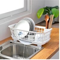 Rỗ úp chén dĩa có khay đựng nước 45x23x13cm vô cùng thuận tiện