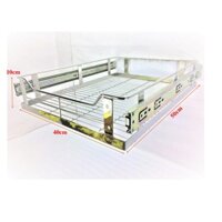 Rổ Úp Chén – Kệ Úp Chén Trong Tủ Bếp Dưới Có Ray INOX Cao Cấp SUS 304 - RR01 – 405010I3 – HĐ