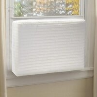 Ro > Vỏ điều hòa trong nhà Vỏ điều hòa cửa sổ bằng vải Cotton có thể điều chỉnh Vỏ chống bụi AC treo tường thoáng khí, chống bụi có dây rút mới