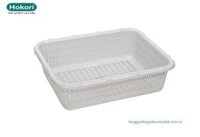 Rổ vuông đốt trúc trung Hokori 3537 nhựa Việt Nhật Mini Min