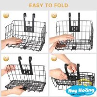 Rỏ Xe Đạp Gấp Gọn