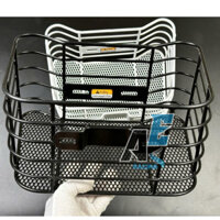 RỔ XE MÁY KÈM PAT GẮN XE SCOPPY 2020-2024 KIỂU VUÔNG LƯỚI LOẠI DÀY