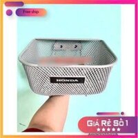 Rổ xe máy sài cho wave lớn 110 ( XÁM ) (1)
