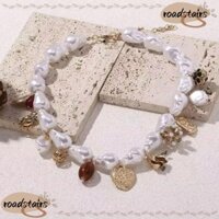 Roadstalis Choker, Vòng cổ mặt dây chuyền trái tim mạ vàng giả, Quà tặng vòng cổ quyến rũ Baroque