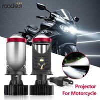 Roadsun 1PC H4 HS1 Bóng Đèn Pha LED Xe Máy 6000K Trắng 20000LM 12V Đèn Sương Mù Siêu Sáng Chất Lượng Cao 3570 CSP Chip Cho Xe Đạp Đèn Pha Cắm Và Chạy Chống Thấm Nước