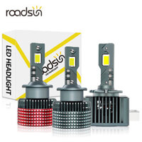 Roadsun 2 Chiếc D4S / D1S / D2S / D3S Bóng Đèn Pha Ô Tô Led 40000LM 110W Bóng Đèn Xenon D1R D2R D3R D4R 6000K Trắng 12V CSP Siêu Sáng Với Quạt Turbo Làm Mát Ống 2 Đồng Cắm Và Chạy