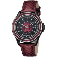 ROBERTO CAVALLI Women's RC-6 Stainless Steel Swiss Quartz Watch with Leather Calfskin Strap, Red, 20 (Model: RV1L002L0056)